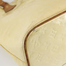 LOUIS VUITTON Monogram Vernis Houston Hand Bag Perle M91342 LV Auth 156285-16