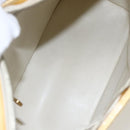 LOUIS VUITTON Monogram Vernis Houston Hand Bag Perle M91342 LV Auth 156285-11