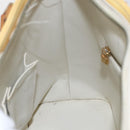 LOUIS VUITTON Monogram Vernis Houston Hand Bag Perle M91342 LV Auth 156285-19