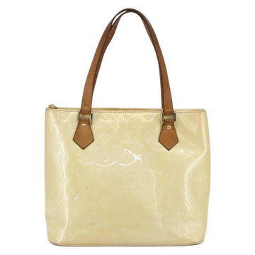 LOUIS VUITTON Monogram Vernis Houston Hand Bag Perle M91342 LV Auth 156285 - 0