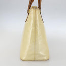 LOUIS VUITTON Monogram Vernis Houston Hand Bag Perle M91342 LV Auth 156285-4