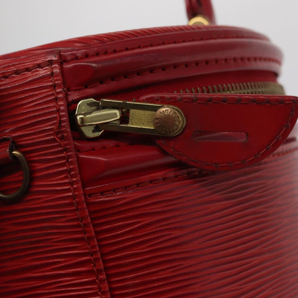 LOUIS VUITTON Epi Cannes Hand Bag Red M48037 LV Auth 156286