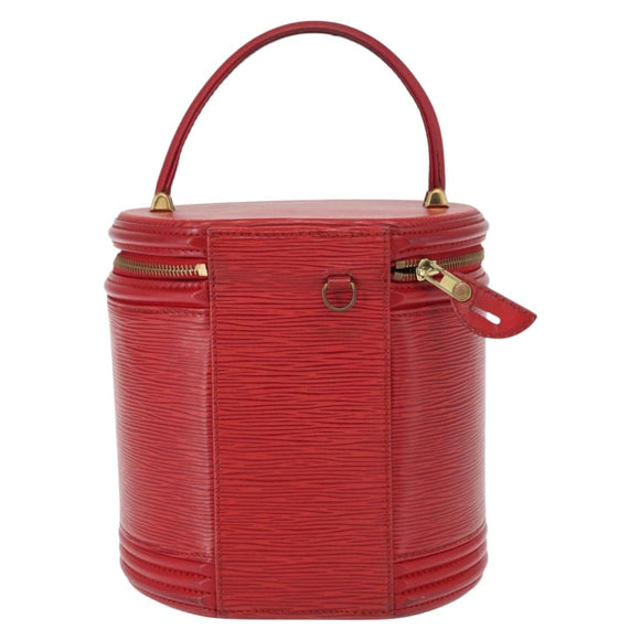 LOUIS VUITTON Epi Cannes Hand Bag Red M48037 LV Auth 156286