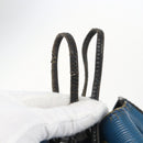 LOUIS VUITTON Epi Petit Noe Bag Bicolor Black Blue M44152 LV Auth 156287-10