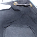 LOUIS VUITTON Epi Petit Noe Bag Bicolor Black Blue M44152 LV Auth 156287-17