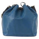 LOUIS VUITTON Epi Petit Noe Bag Bicolor Black Blue M44152 LV Auth 156287-2