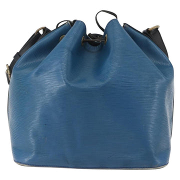 LOUIS VUITTON Epi Petit Noe Bag Bicolor Black Blue M44152 LV Auth 156287 - 0