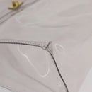 HERMES Vinyl Kelly Hand Bag Clear Auth 156293-10