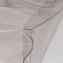 HERMES Vinyl Kelly Hand Bag Clear Auth 156293-11