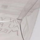 HERMES Vinyl Kelly Hand Bag Clear Auth 156293-13