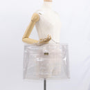 HERMES Vinyl Kelly Hand Bag Clear Auth 156293-18