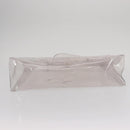 HERMES Vinyl Kelly Hand Bag Clear Auth 156293-9