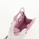 Salvatore Ferragamo Chain Gancini Shoulder Pouch Enamel 2way Pink Auth 156294V-16