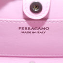 Salvatore Ferragamo Chain Gancini Shoulder Pouch Enamel 2way Pink Auth 156294V-17