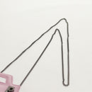 Salvatore Ferragamo Chain Gancini Shoulder Pouch Enamel 2way Pink Auth 156294V-8