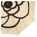 CHANEL Camelia Folding Umbrella Polyester Gold CC Auth 156295-5