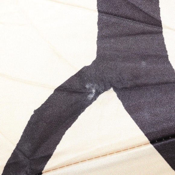 CHANEL Camelia Folding Umbrella Polyester Gold CC Auth 156295