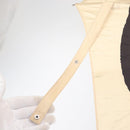 CHANEL Camelia Folding Umbrella Polyester Gold CC Auth 156295-9