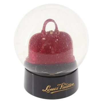 LOUIS VUITTON Alma Snow Globe Glass VIP Limited Clear LV Auth 156296