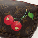 LOUIS VUITTON Monogram Cherry Pochette Accessoires Pouch M95008 LV Auth 156297V-19