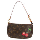 LOUIS VUITTON Monogram Cherry Pochette Accessoires Pouch M95008 LV Auth 156297V-13