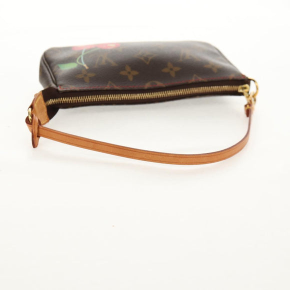 LOUIS VUITTON Monogram Cherry Pochette Accessoires Pouch M95008 LV Auth 156297V