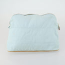 HERMES Bolide Pouch Canvas 3 Set Light Blue Pink Auth 156298-10