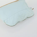 HERMES Bolide Pouch Canvas 3 Set Light Blue Pink Auth 156298-12
