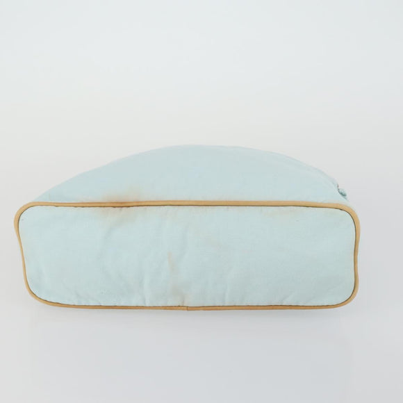 HERMES Bolide Pouch Canvas 3 Set Light Blue Pink Auth 156298