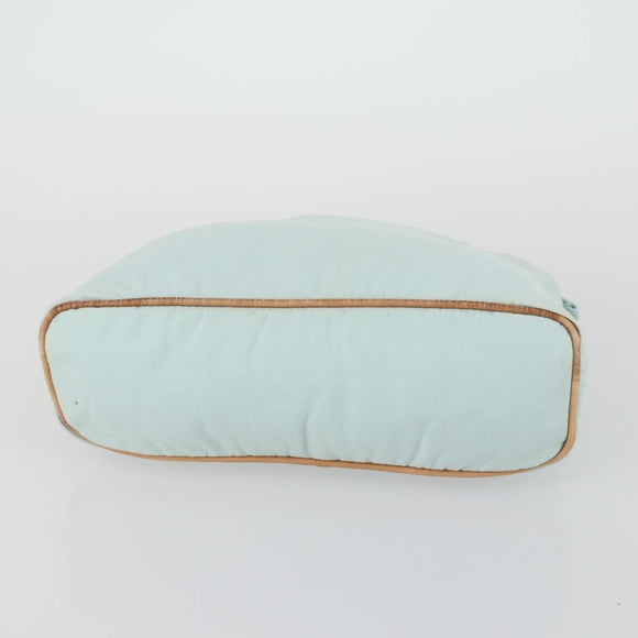 HERMES Bolide Pouch Canvas 3 Set Light Blue Pink Auth 156298