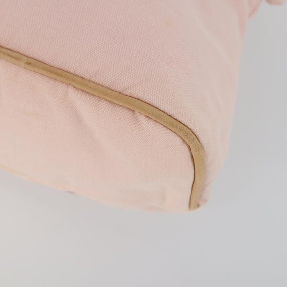 HERMES Bolide Pouch Canvas 3 Set Light Blue Pink Auth 156298