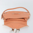 Salvatore Ferragamo Shoulder Bag Leather Pink Silver Auth 156320-15