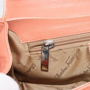 Salvatore Ferragamo Shoulder Bag Leather Pink Silver Auth 156320-20