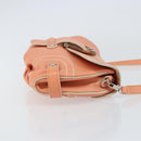 Salvatore Ferragamo Shoulder Bag Leather Pink Silver Auth 156320-4