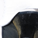 Salvatore Ferragamo Shoulder Bag Leather Navy Gold Auth 156321-20