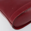 TIFFANY&Co. Shoulder Bag Leather Red Gold Auth 156323-15