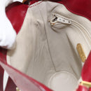 TIFFANY&Co. Shoulder Bag Leather Red Gold Auth 156323-20
