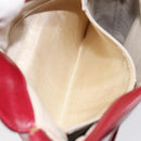 TIFFANY&Co. Shoulder Bag Leather Red Gold Auth 156323-12