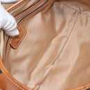 Christian Dior Romantic Trotter Canvas Hand Bag PVC Brown Silver Auth 156325A-10