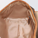 Christian Dior Romantic Trotter Canvas Hand Bag PVC Brown Silver Auth 156325A-22