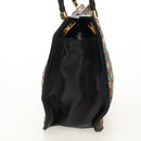 BOTTEGA VENETA INTRECCIATO Shoulder Bag Leather Black Gold Auth 156326V-4