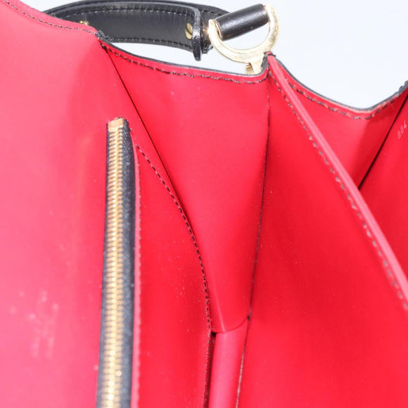 LOUIS VUITTON Epi Free Run Bicolor Shoulder Bag Red Black M52417 LV Auth 156327