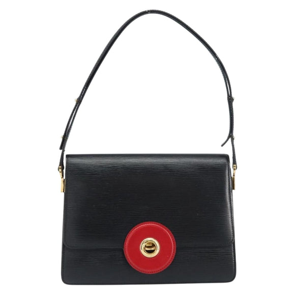 LOUIS VUITTON Epi Free Run Bicolor Shoulder Bag Red Black M52417 LV Auth 156327