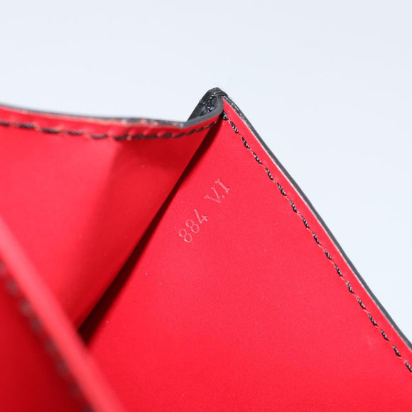 LOUIS VUITTON Epi Free Run Bicolor Shoulder Bag Red Black M52417 LV Auth 156327