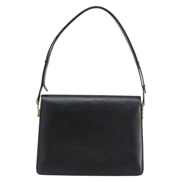 LOUIS VUITTON Epi Free Run Bicolor Shoulder Bag Red Black M52417 LV Auth 156327