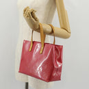 LOUIS VUITTON Monogram Vernis Reade PM Hand Bag Fran Boise M9132F Auth 156329V-23