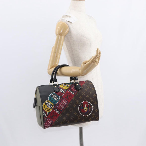 LOUIS VUITTON Monogram Kabuki Speedy 30 Hand Bag M43505 LV Auth 156331SM