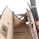 Salvatore Ferragamo Hand Bag Leather 2way Silver Pink Auth 156332SAM-23