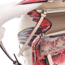 Salvatore Ferragamo Hand Bag Leather 2way Silver Pink Auth 156332SAM-25