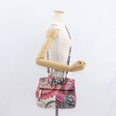 Salvatore Ferragamo Hand Bag Leather 2way Silver Pink Auth 156332SAM-29